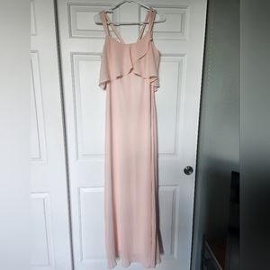 Chaps Evening Dress - Blossom/Pink - Size 6